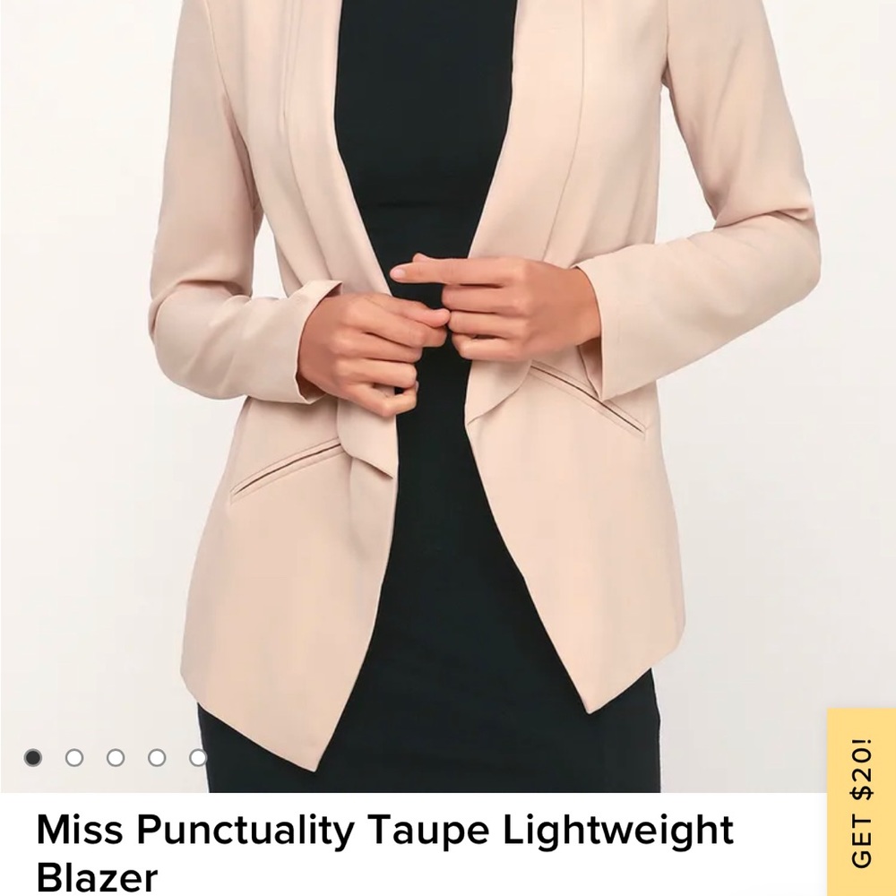 Lulus lightweight blazer XS